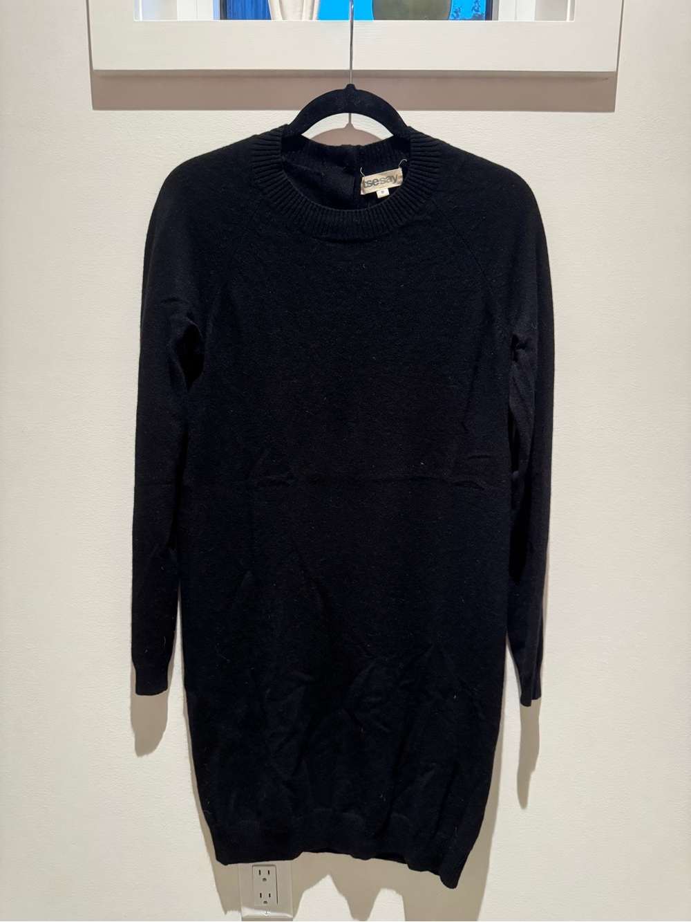 Black Sweater Dress 100% Cashmere